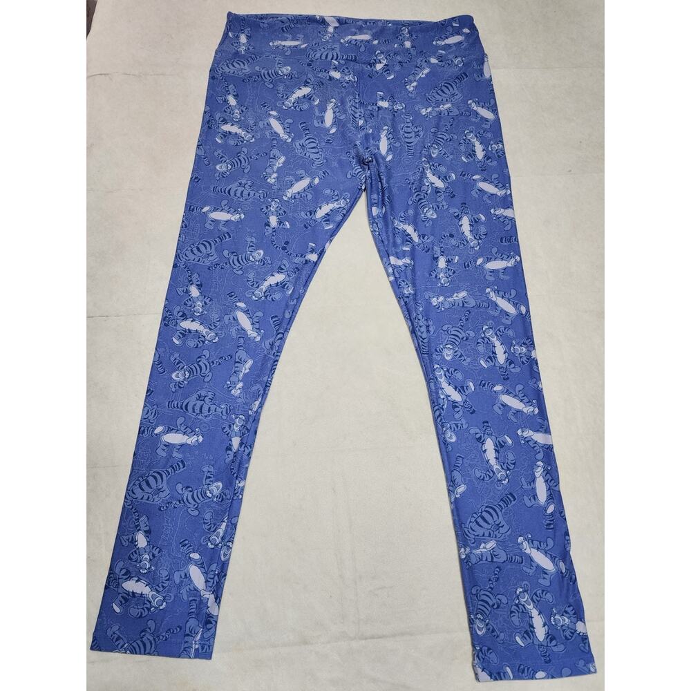 LuLaRoe Disney collection Leggings Tigger from Winnie the Pooh Blue & purple